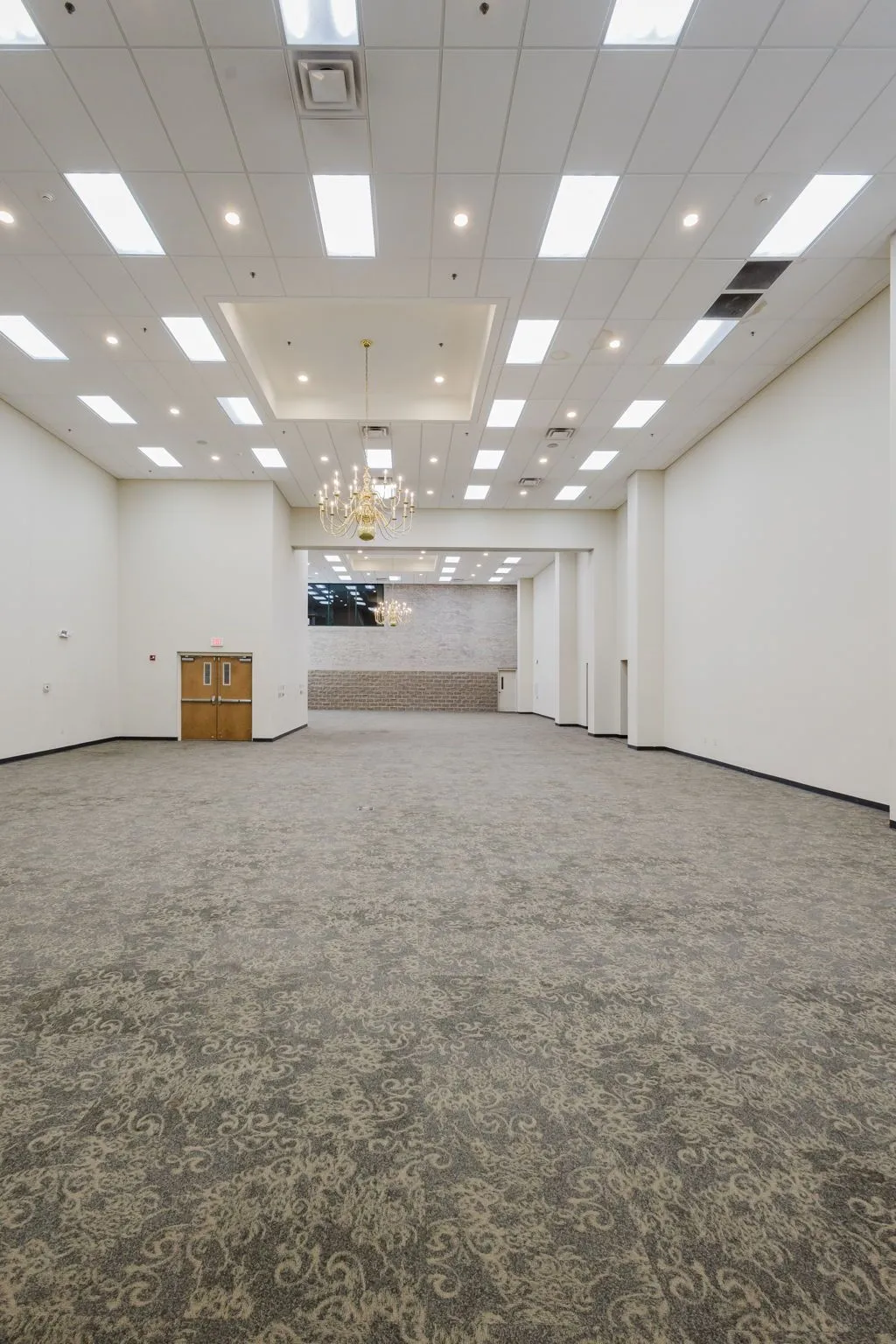 Champion Hall ballroom in an empty, unstyled configuration