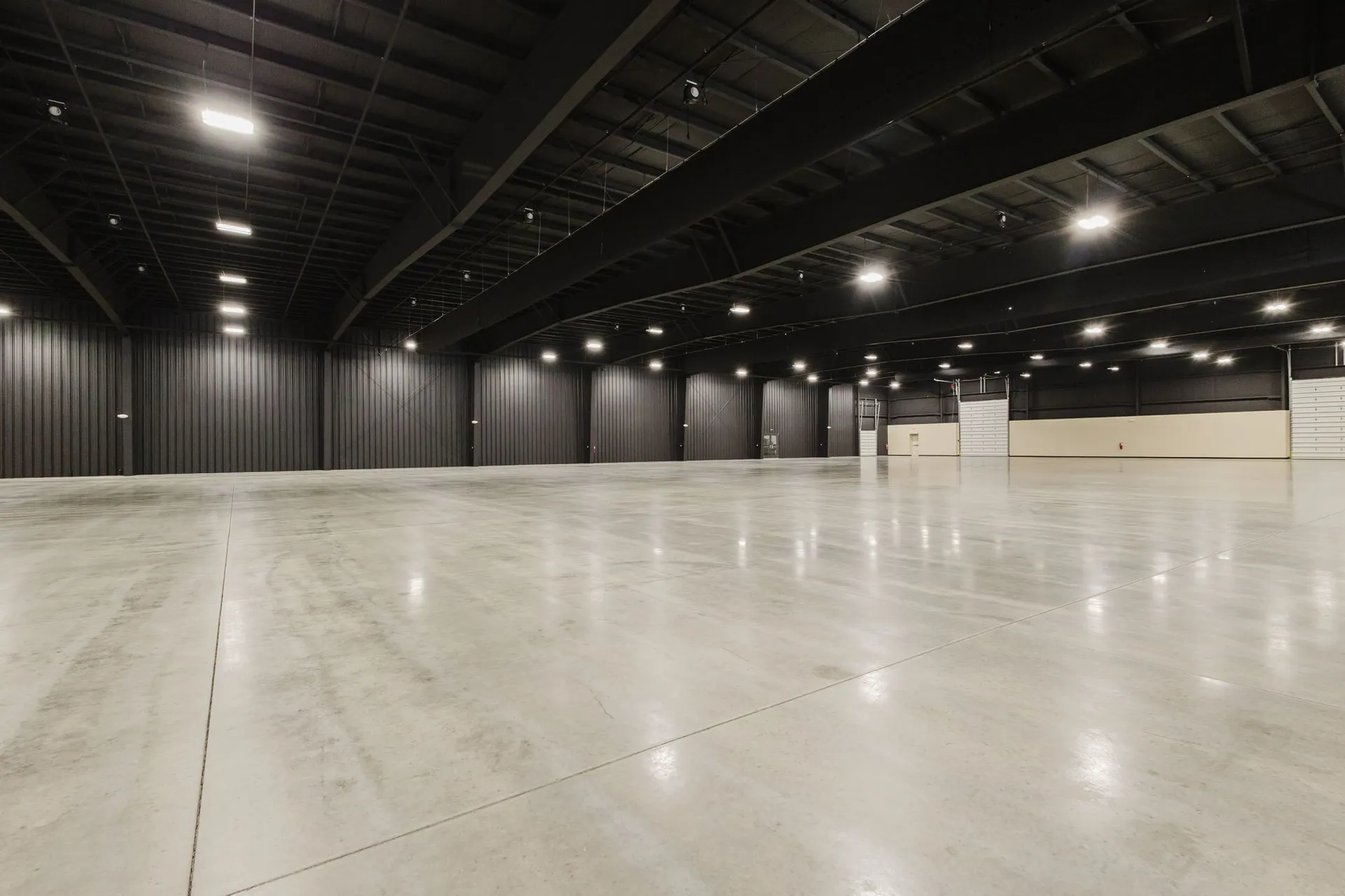 East Wing Convention Center empty, showing the open 36,000+ sq ft floor